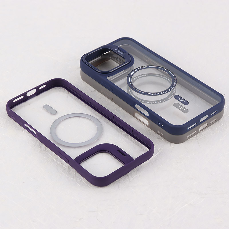 قاب PC مگ سیف Case.Pro آیفون iPhone 16 Pro Max استندشو با محافظ لنز رینگی