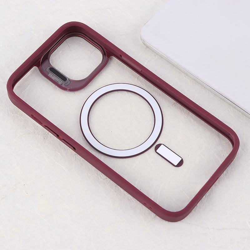 قاب PC مگ سیف استندشو با محافظ لنز رینگی Bracket آیفون iPhone 13