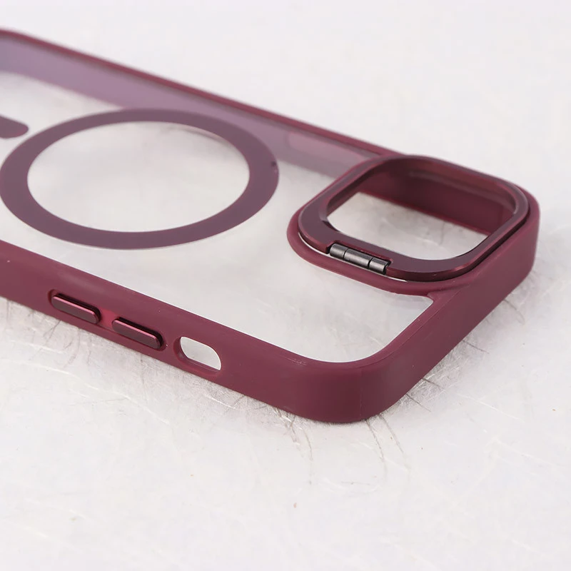 قاب PC مگ سیف استندشو با محافظ لنز رینگی Bracket آیفون iPhone 13