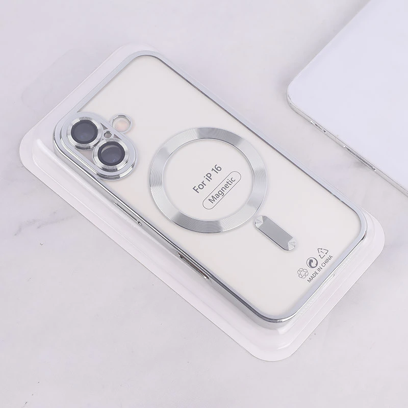 قاب ژله ای مگ سیف آیفون iPhone 16 محافظ لنزدار