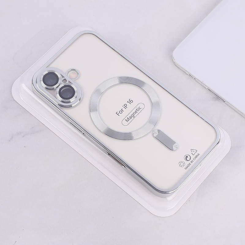 قاب ژله ای مگ سیف آیفون iPhone 16 محافظ لنزدار