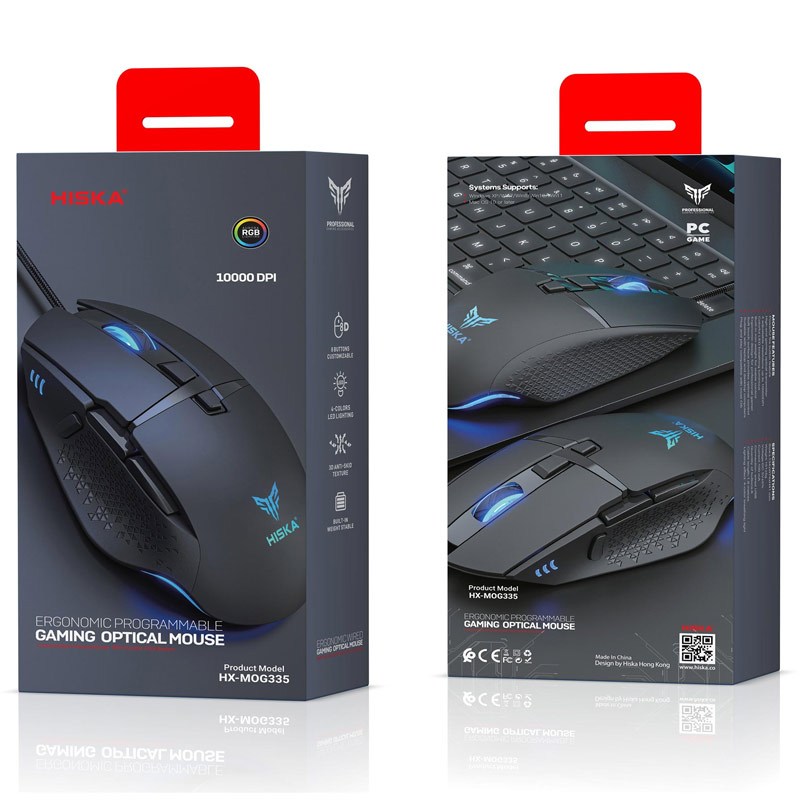 موس گیمینگ هیسکا HX-MOG335