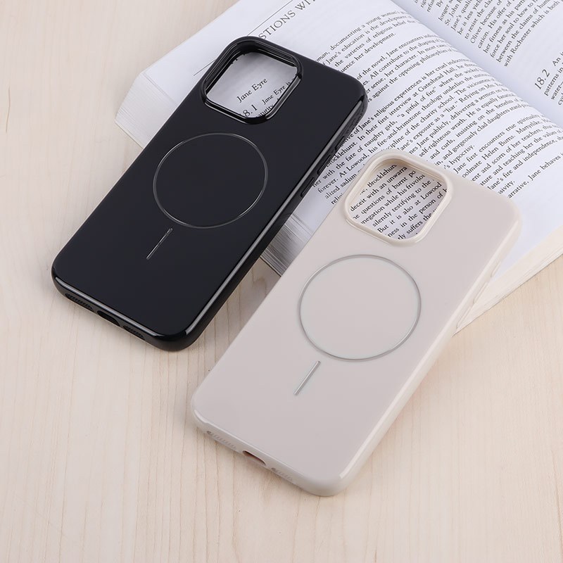 قاب مگ سیف Case آیفون iPhone 15 Pro Max براق