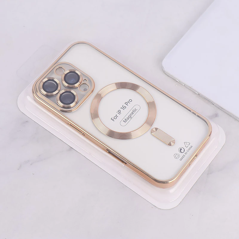 قاب ژله ای مگ سیف آیفون iPhone 16 Pro محافظ لنزدار
