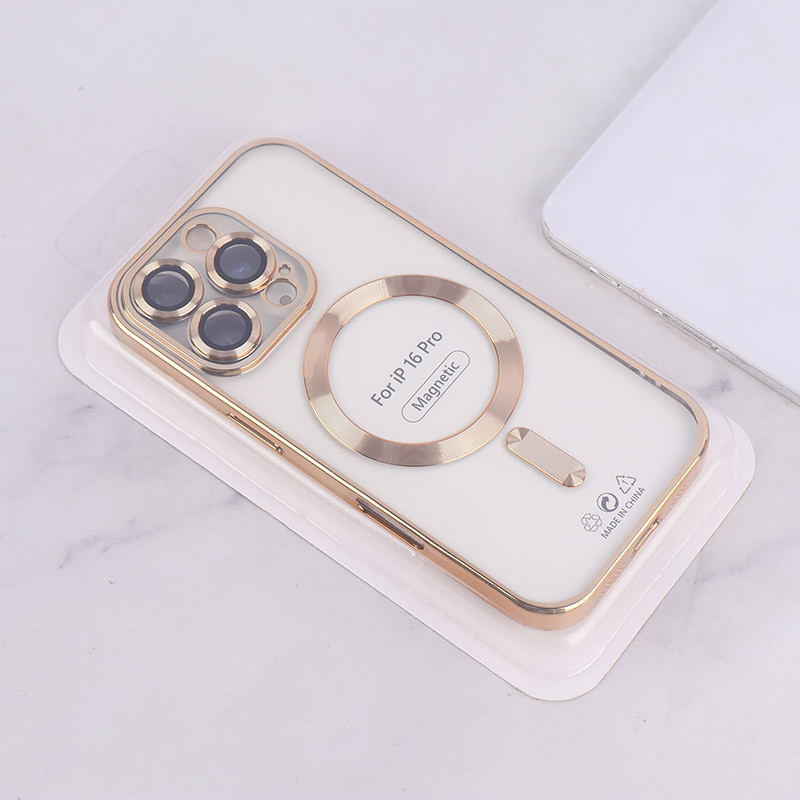قاب ژله ای مگ سیف آیفون iPhone 16 Pro محافظ لنزدار