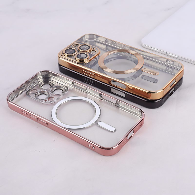 قاب ژله ای مگ سیف آیفون iPhone 16 Pro محافظ لنزدار