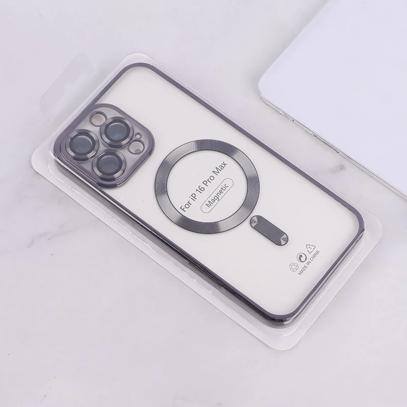 قاب ژله ای مگ سیف آیفون iPhone 16 Pro Max محافظ لنزدار