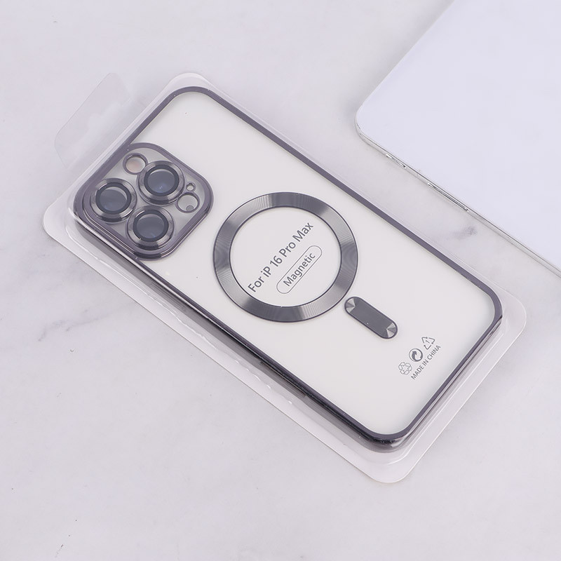 قاب ژله ای مگ سیف آیفون iPhone 16 Pro Max محافظ لنزدار
