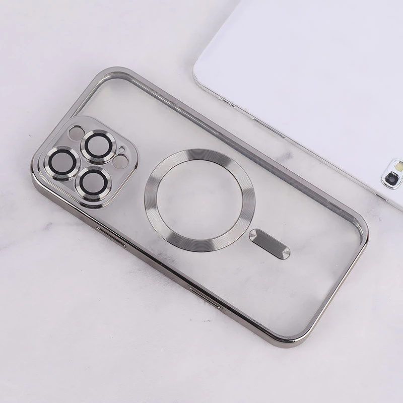 قاب ژله ای مگ سیف آیفون iPhone 16 Pro Max محافظ لنزدار