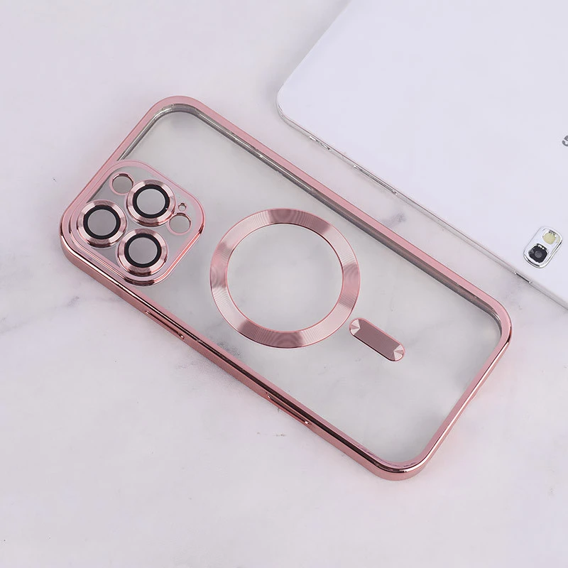 قاب ژله ای مگ سیف آیفون iPhone 16 Pro Max محافظ لنزدار