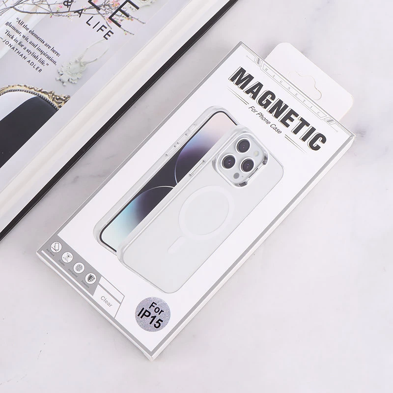 قاب مگ سیف Magnetic آیفون iPhone 15 دور محافظ متالیک