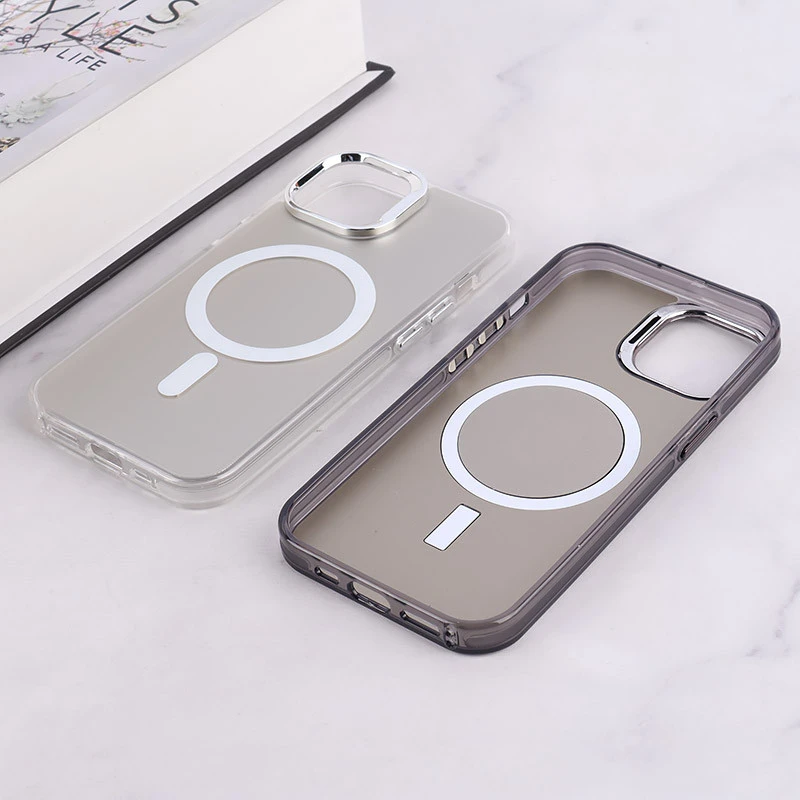 قاب مگ سیف Magnetic آیفون iPhone 15 دور محافظ متالیک