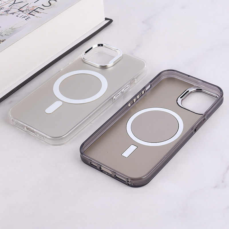 قاب مگ سیف Magnetic آیفون iPhone 15 دور محافظ متالیک