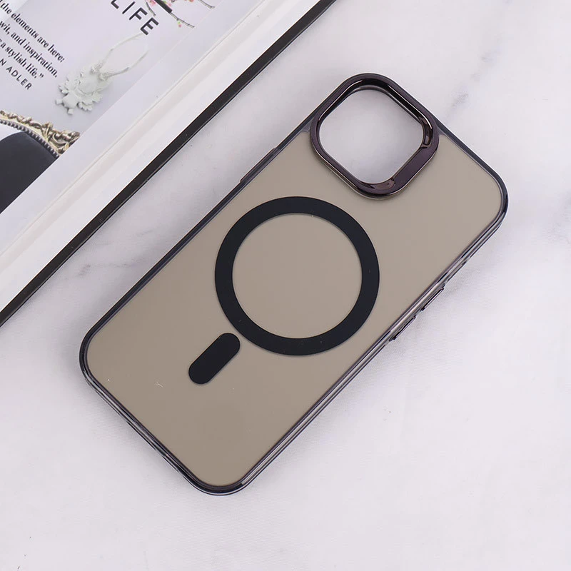 قاب مگ سیف Magnetic آیفون iPhone 15 دور محافظ متالیک
