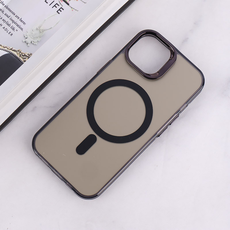 قاب مگ سیف Magnetic آیفون iPhone 15 دور محافظ متالیک