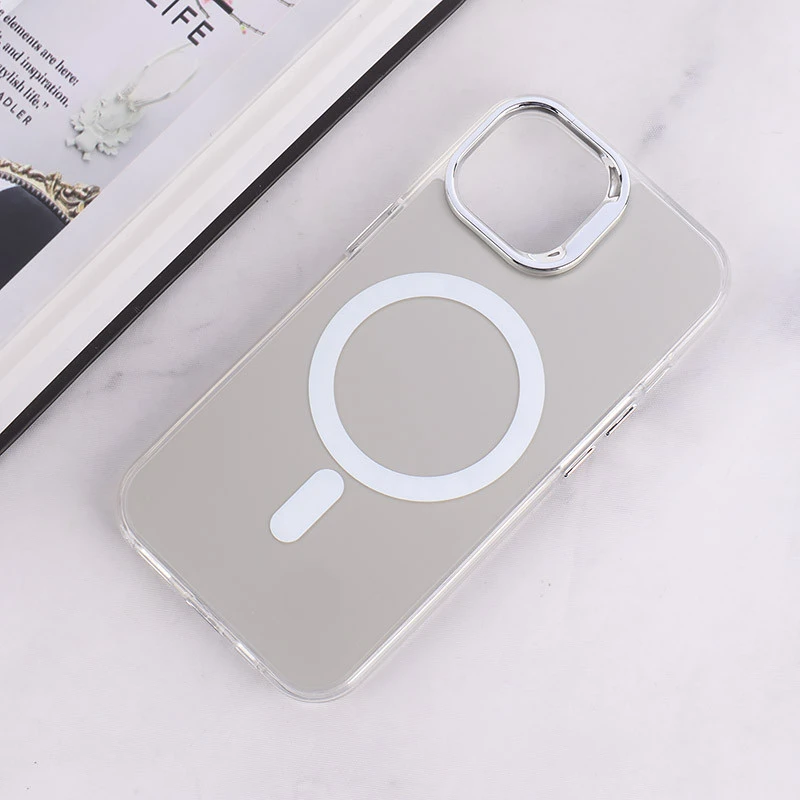 قاب مگ سیف Magnetic آیفون iPhone 15 دور محافظ متالیک