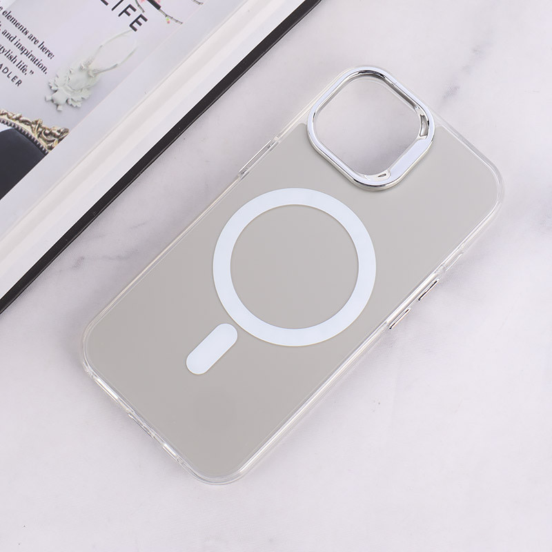 قاب مگ سیف Magnetic آیفون iPhone 15 دور محافظ متالیک