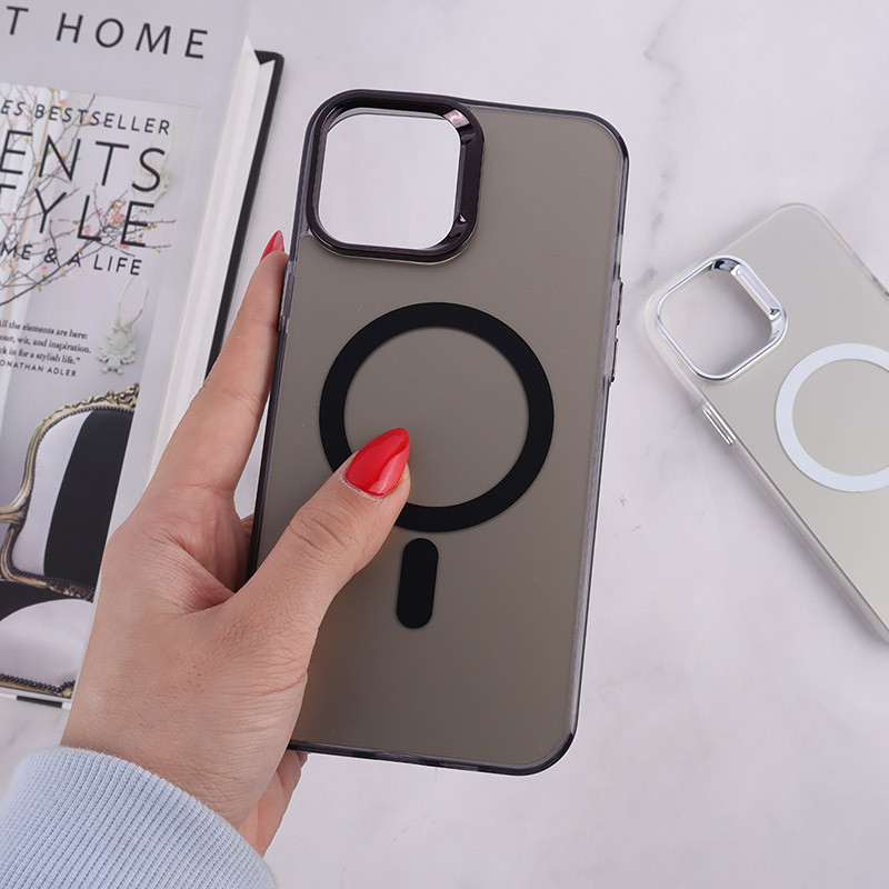 قاب مگ سیف Magnetic آیفون iPhone 12 Pro Max دور محافظ متالیک