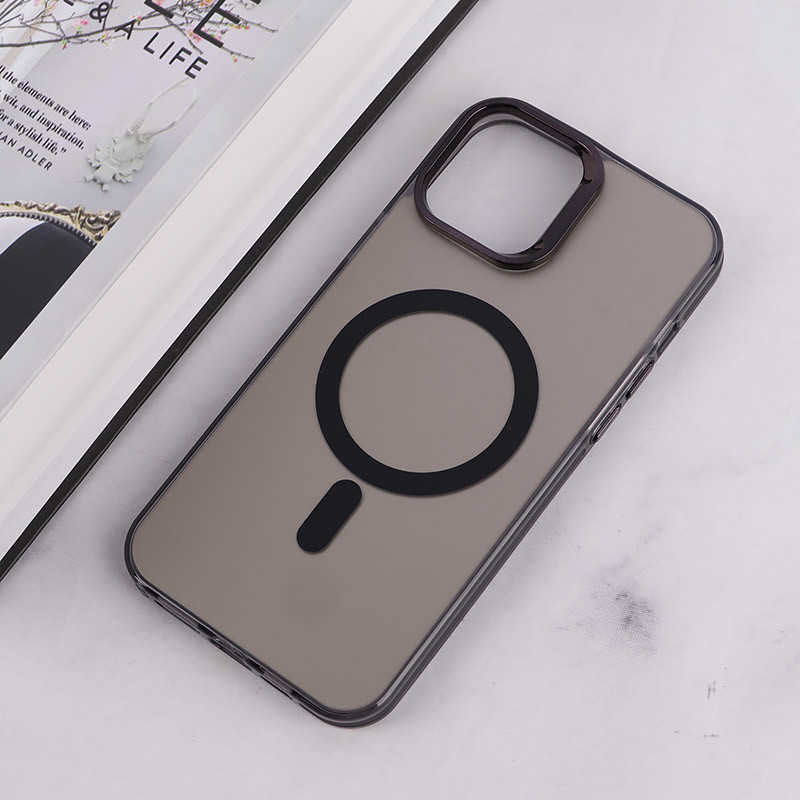 قاب مگ سیف Magnetic آیفون iPhone 12 Pro Max دور محافظ متالیک