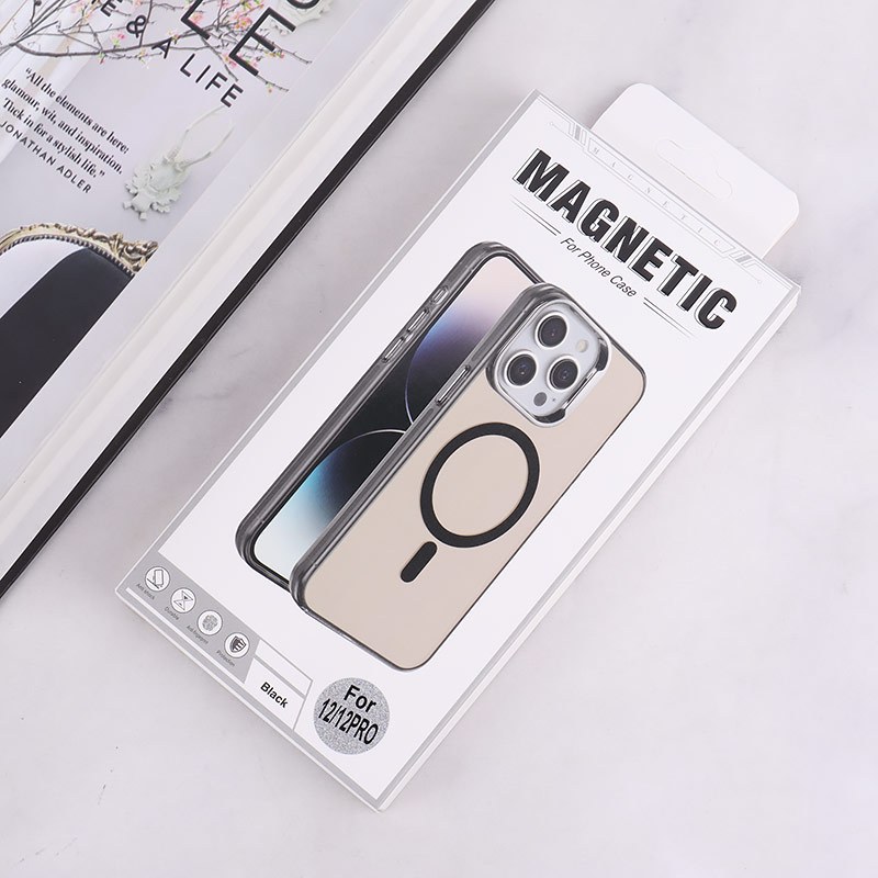 قاب مگ سیف Magnetic آیفون iPhone 12 / 12 Pro دور محافظ متالیک