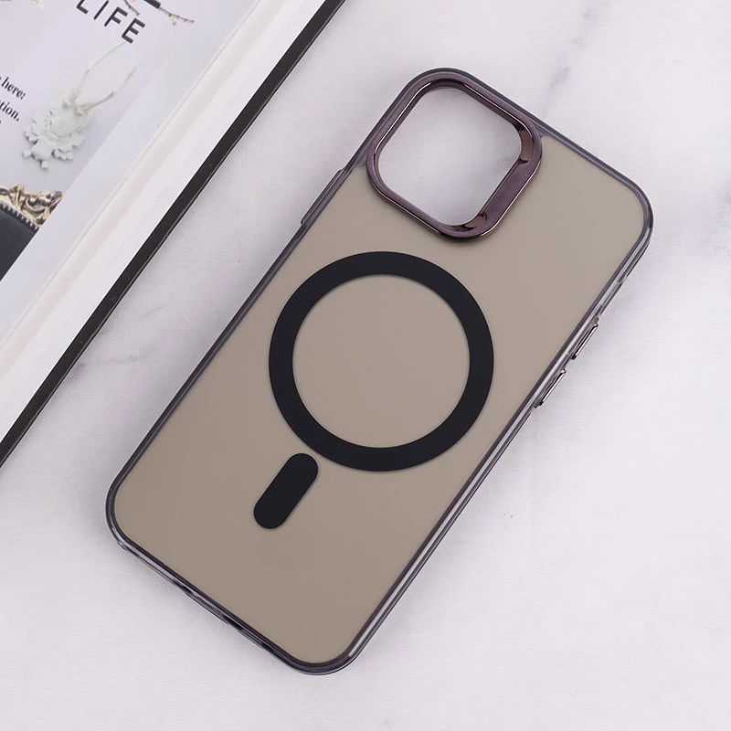 قاب مگ سیف Magnetic آیفون iPhone 12 / 12 Pro دور محافظ متالیک