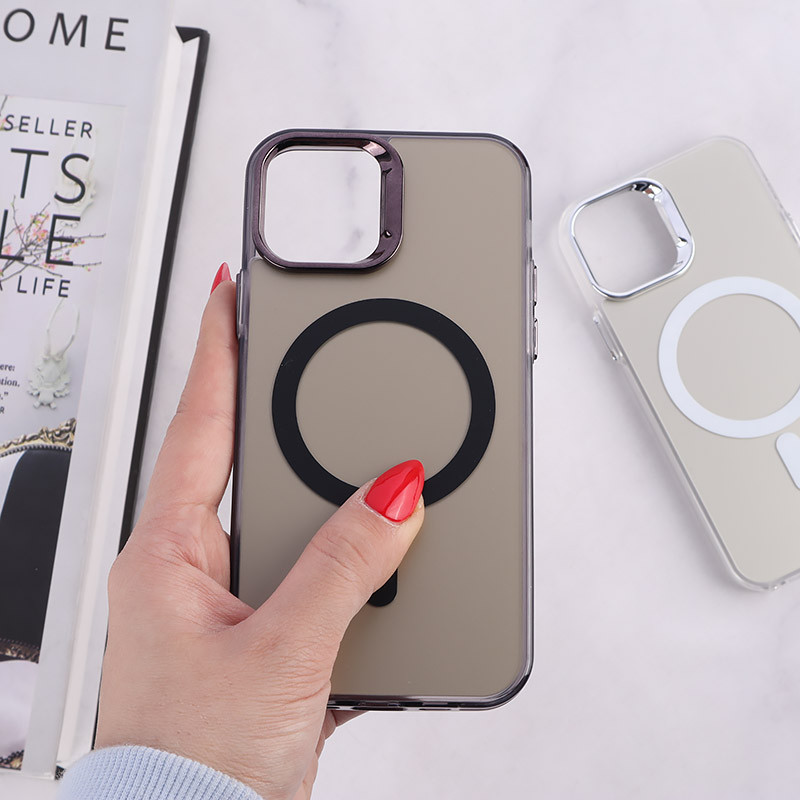 قاب مگ سیف Magnetic آیفون iPhone 12 / 12 Pro دور محافظ متالیک