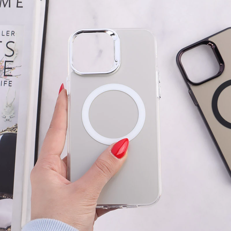 قاب مگ سیف Magnetic آیفون iPhone 13 Pro Max دور محافظ متالیک