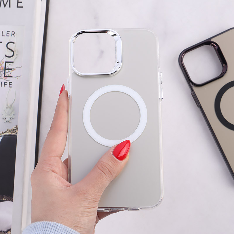 قاب مگ سیف Magnetic آیفون iPhone 13 Pro Max دور محافظ متالیک