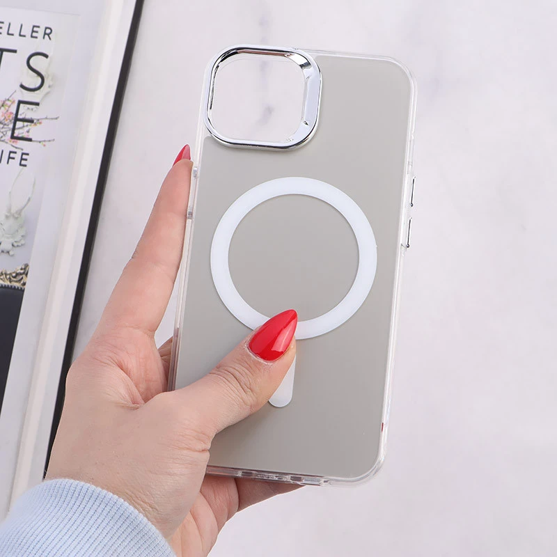 قاب مگ سیف Magnetic آیفون iPhone 13 / 14 دور محافظ متالیک