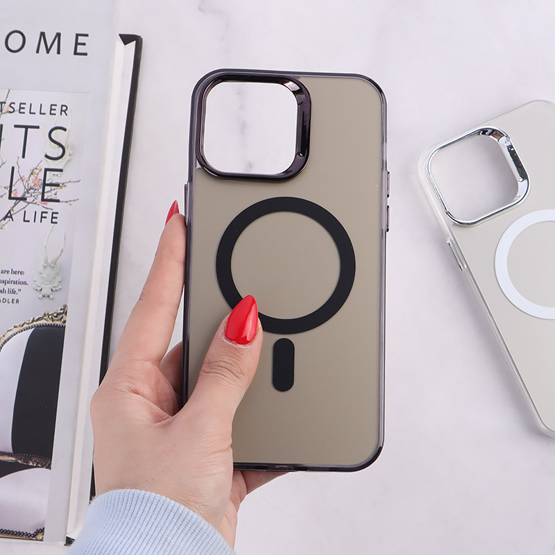 قاب مگ سیف Magnetic آیفون iPhone 14 Pro Max دور محافظ متالیک