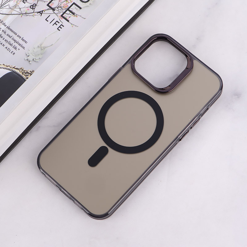 قاب مگ سیف Magnetic آیفون iPhone 14 Pro Max دور محافظ متالیک