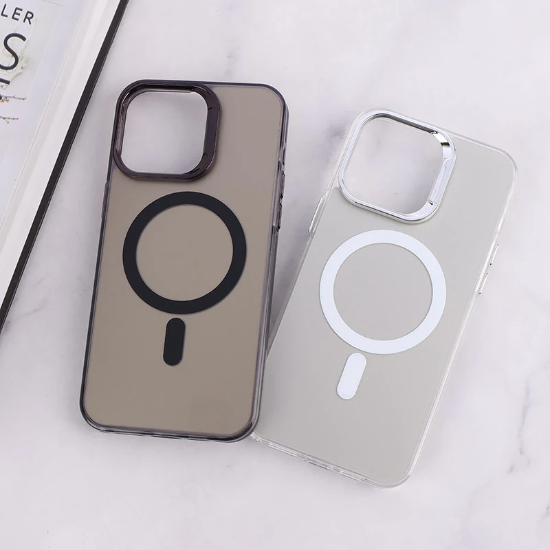قاب مگ سیف Magnetic آیفون iPhone 15 Pro Max دور محافظ متالیک