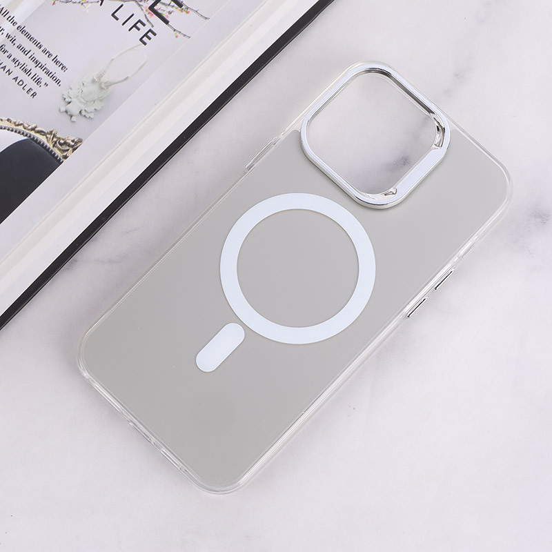 قاب مگ سیف Magnetic آیفون iPhone 15 Pro Max دور محافظ متالیک
