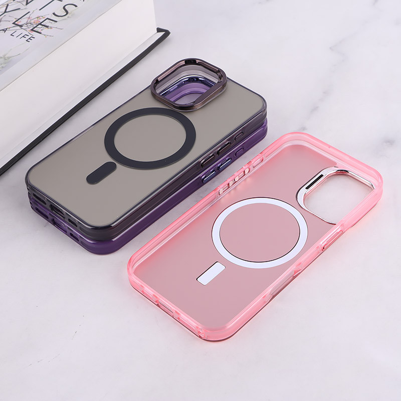 قاب مگ سیف Magnetic آیفون iPhone 16 دور محافظ متالیک