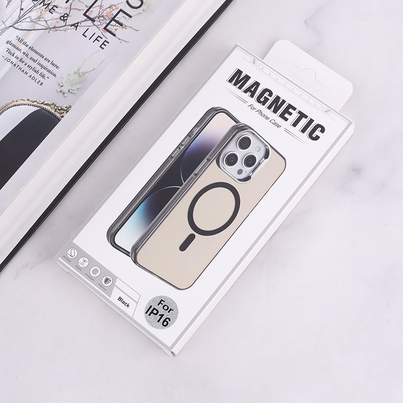 قاب مگ سیف Magnetic آیفون iPhone 16 دور محافظ متالیک