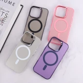 قاب مگ سیف Magnetic آیفون iPhone 16 Pro دور محافظ متالیک