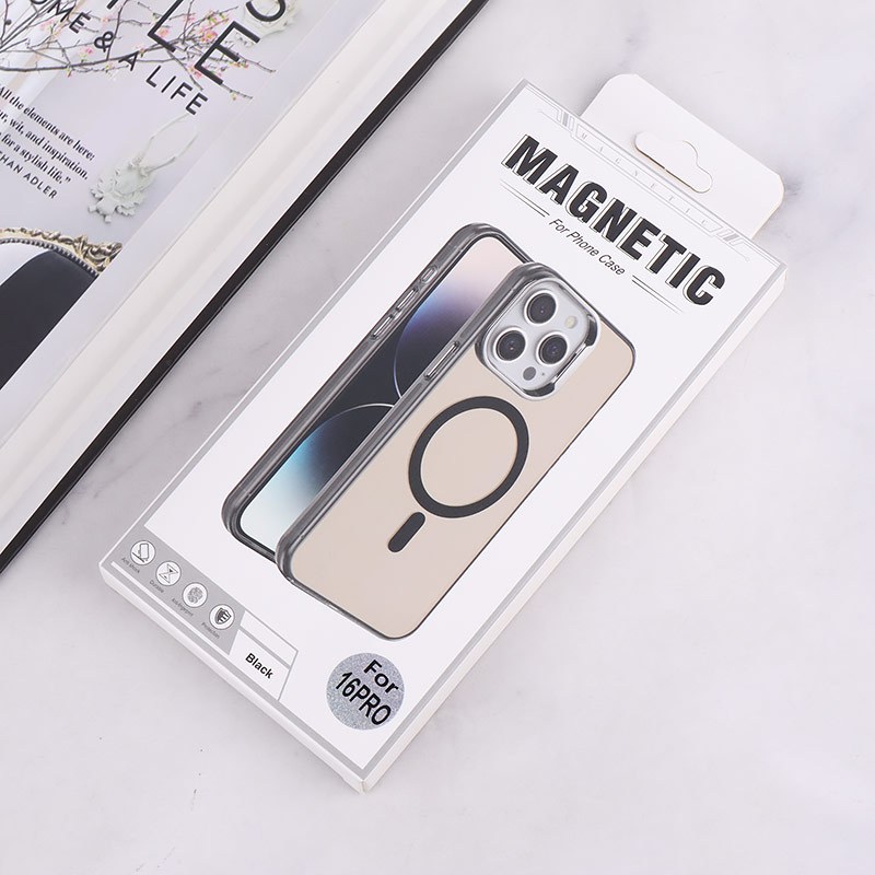 قاب مگ سیف Magnetic آیفون iPhone 16 Pro دور محافظ متالیک