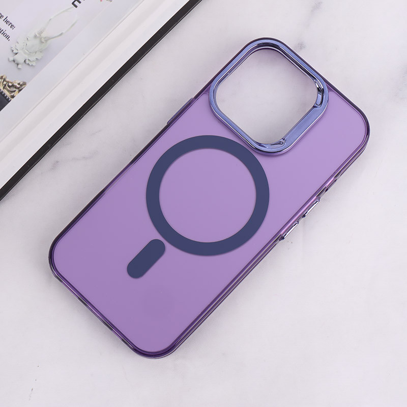 قاب مگ سیف Magnetic آیفون iPhone 16 Pro دور محافظ متالیک