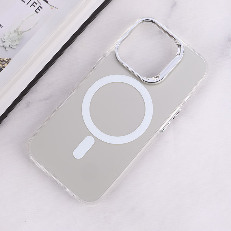 قاب مگ سیف Magnetic آیفون iPhone 16 Pro دور محافظ متالیک