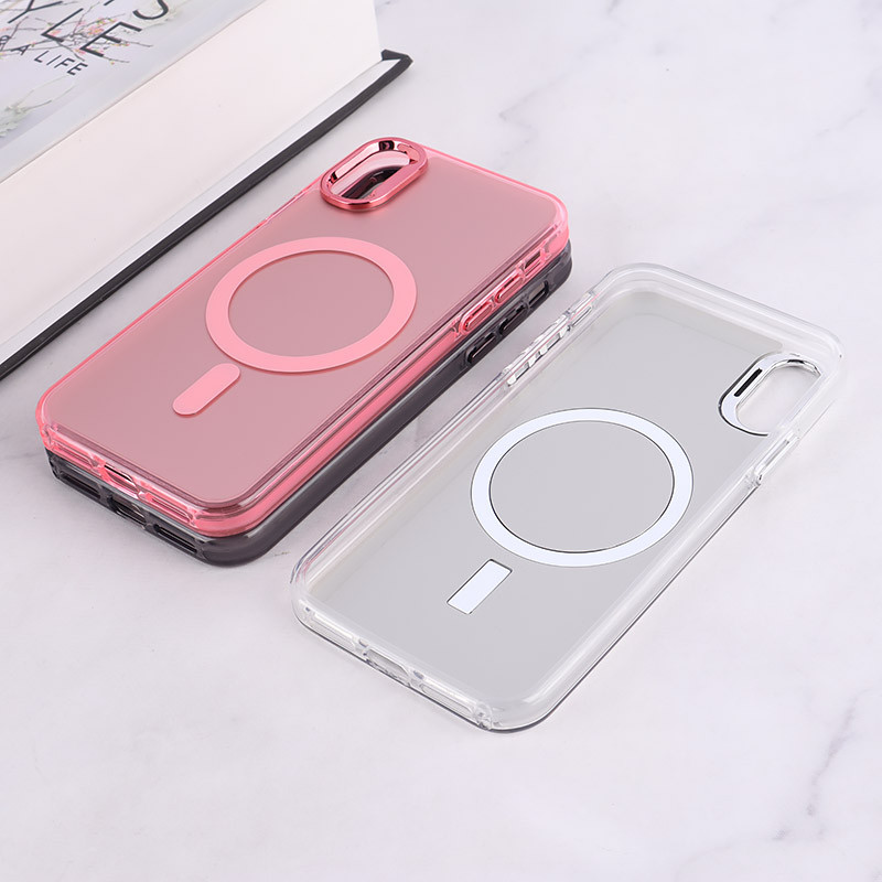 قاب مگ سیف Magnetic آیفون iPhone X / XS دور محافظ متالیک