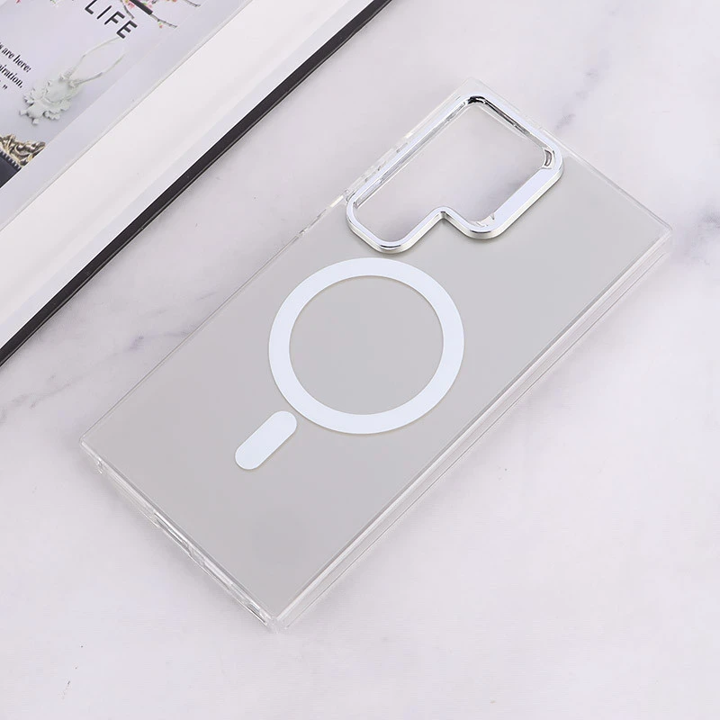 قاب مگ سیف Magnetic سامسونگ Galaxy S24 Ultra دور محافظ متالیک