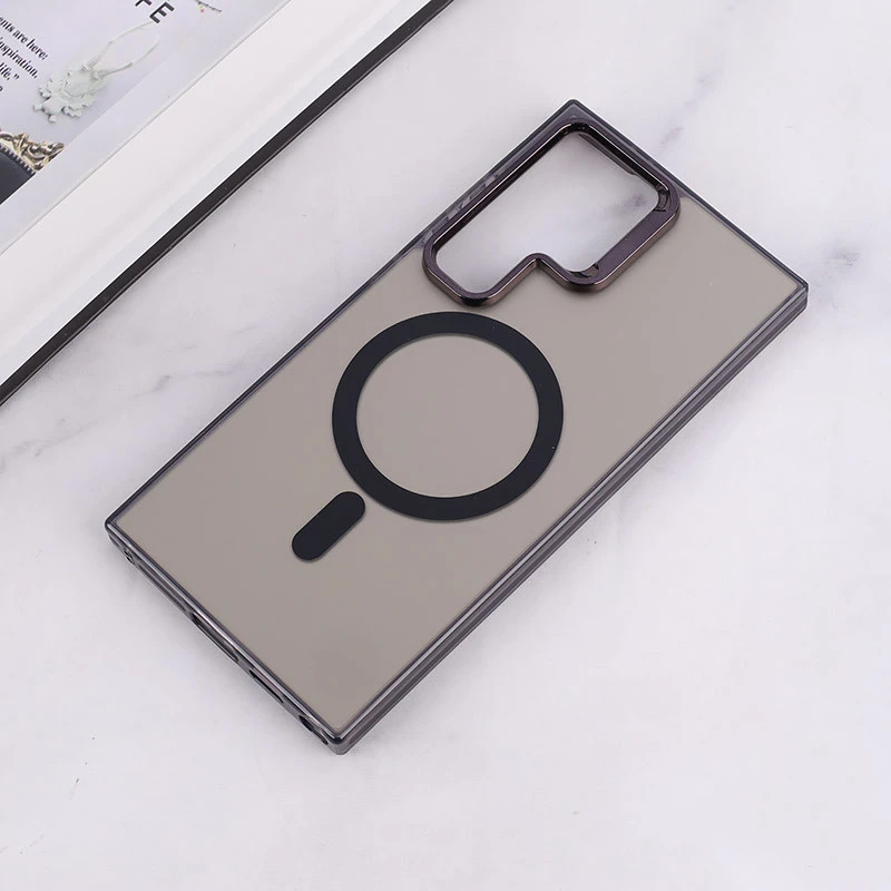قاب مگ سیف Magnetic سامسونگ Galaxy S24 Ultra دور محافظ متالیک