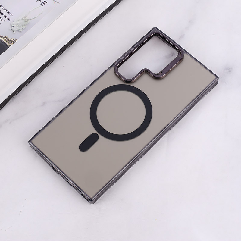 قاب مگ سیف Magnetic سامسونگ Galaxy S24 Ultra دور محافظ متالیک