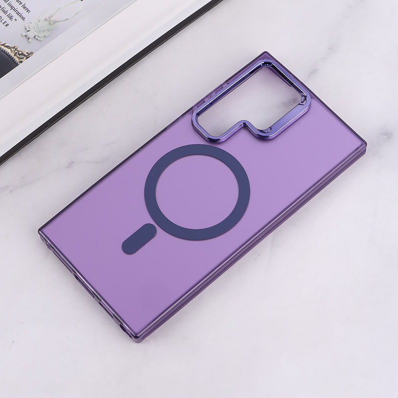 قاب مگ سیف Magnetic سامسونگ Galaxy S24 Ultra دور محافظ متالیک