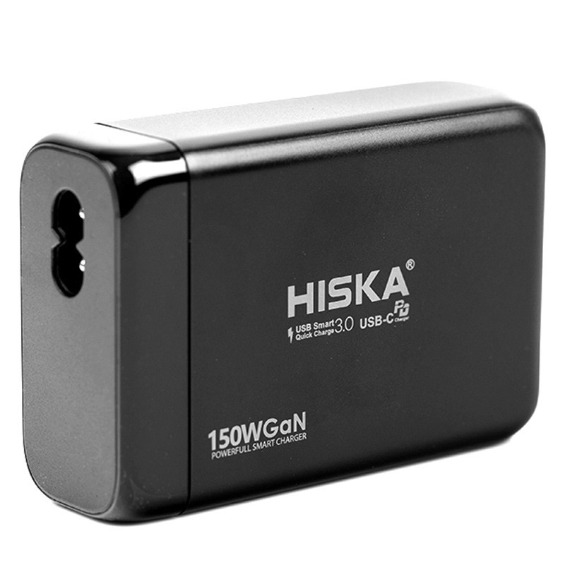 شارژر دیواری 100 وات هیسکا H-138GAN GAN QC3.0 PD3.0 5A