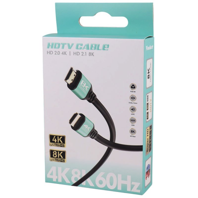کابل HDMI 8K ووکر Vooker طول 2 متر