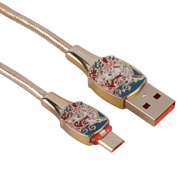 کابل میکرو یو اس بی فست شارژ LDNIO LS881 30W 1m