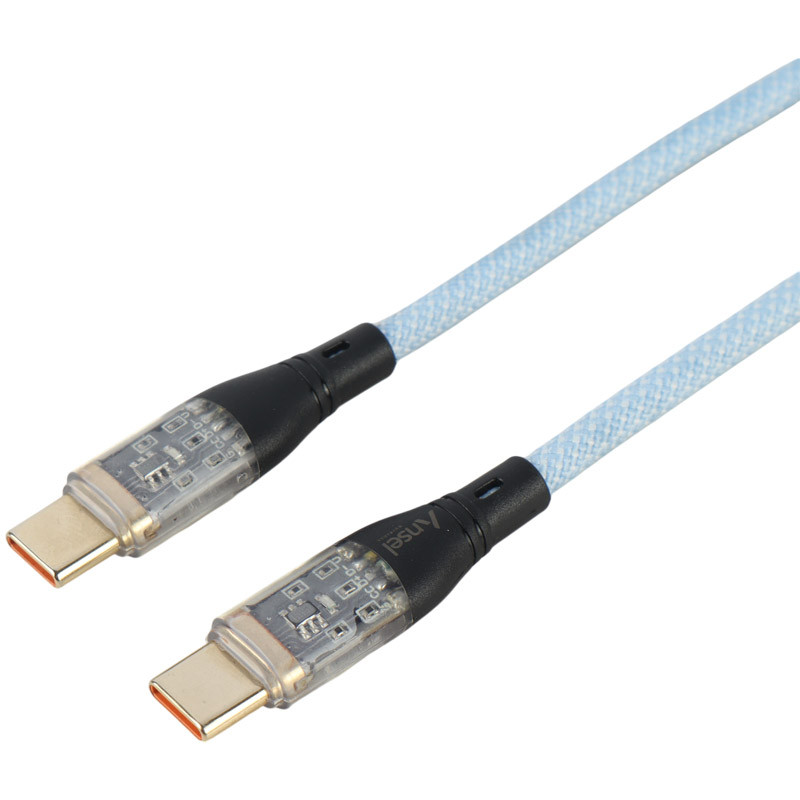 کابل تبدیل فست شارژ ANSEL A64 Type-C To Type-C 6A 1m