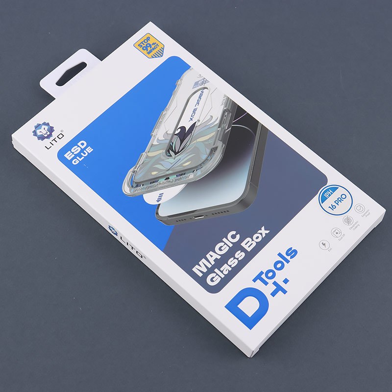گلس D+ Tools Magic Glass Box لیتو آیفون iPhone 16 Pro