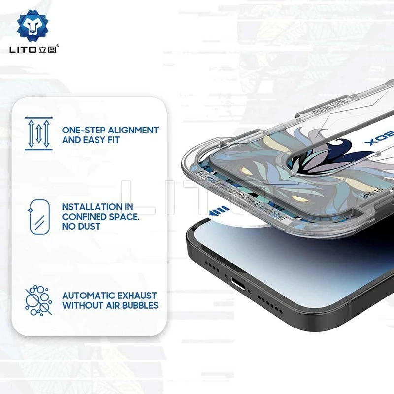 گلس D+ Tools Magic Glass Box لیتو آیفون iPhone 16 Pro